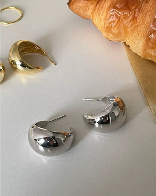 Teardrop Hoop Earrings