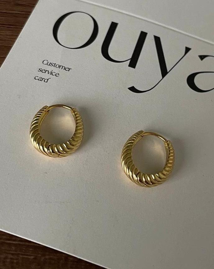 Gold Plated French Earrings