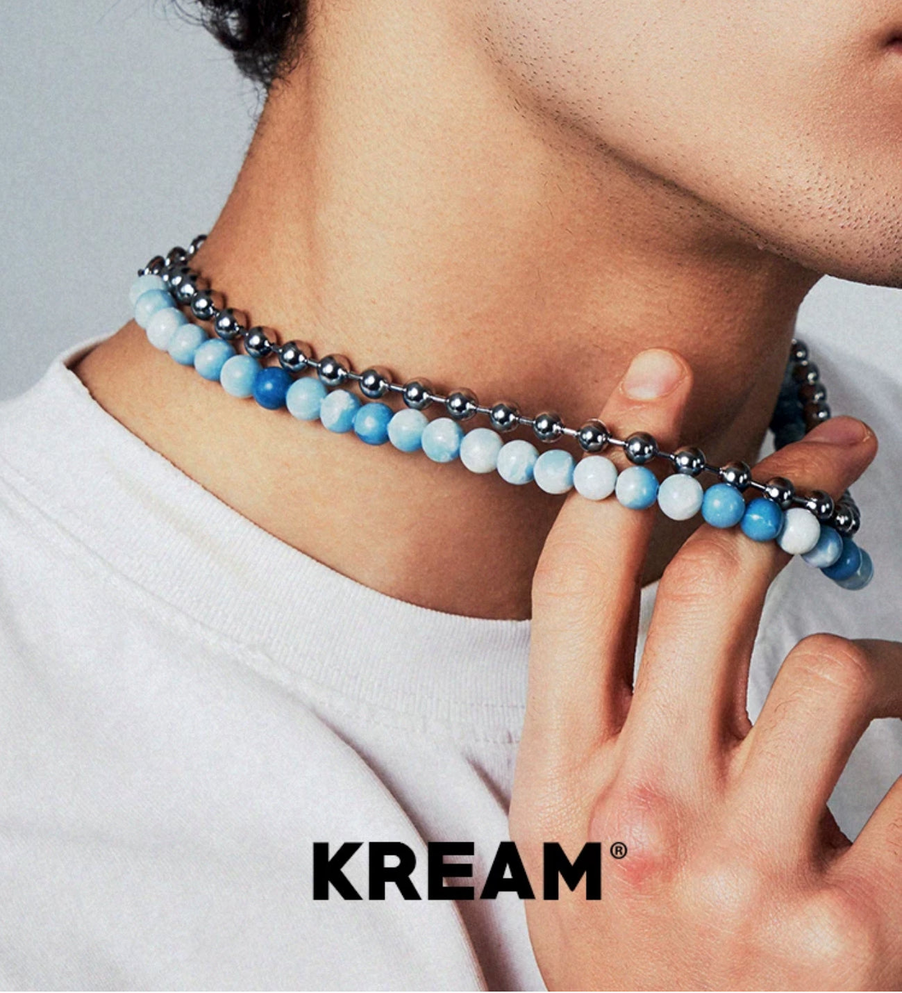 Kream Necklace Blue